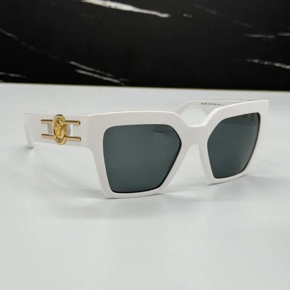 NEW MOD 4458 314/87 VERSACE VE4458 314/87 WHITE WOMEN VE4458 31487 SUNGLASSES